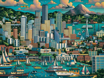Seattle Skyline Puzzle